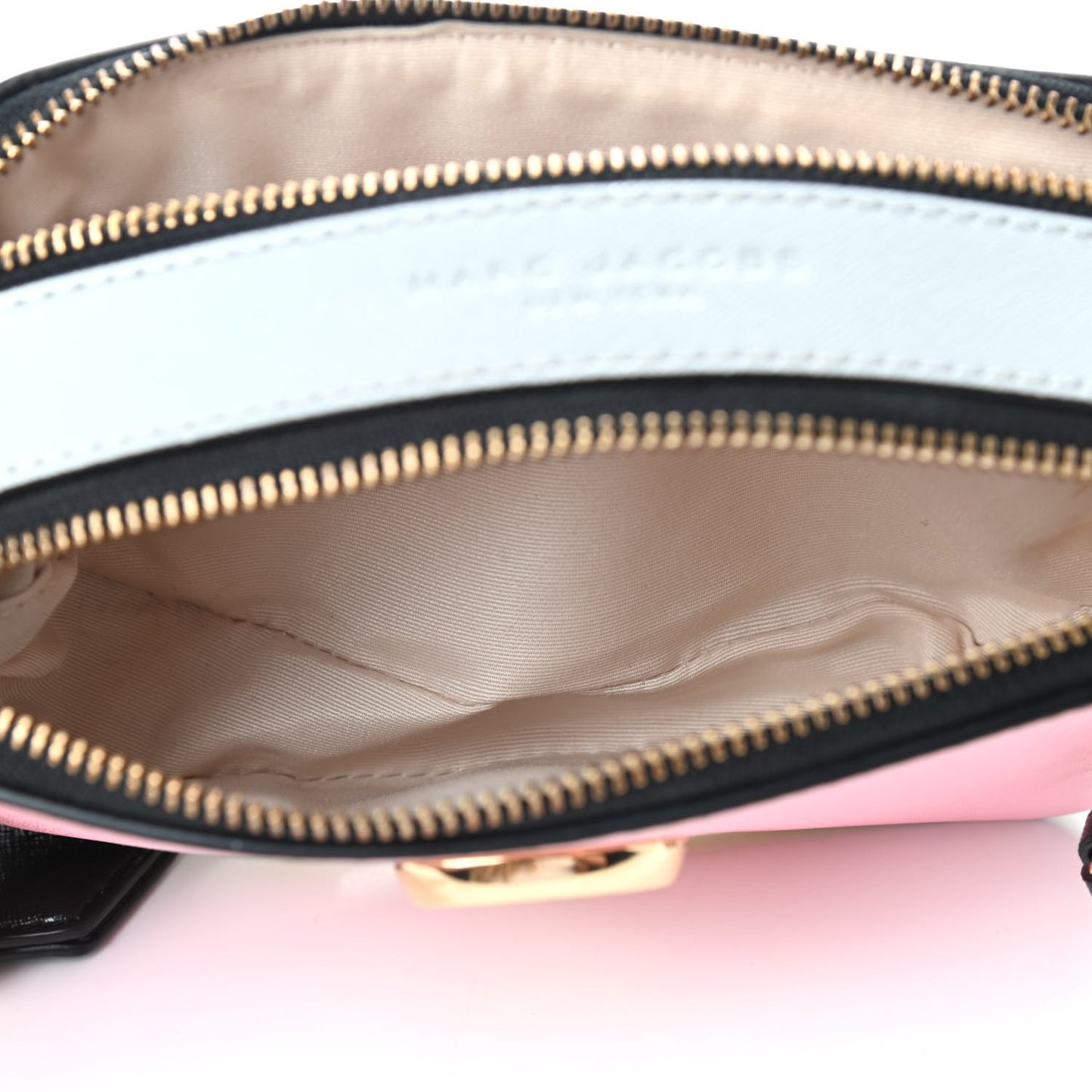 Saffiano Small Snapshot Camera Bag Baby Pink Multicolor