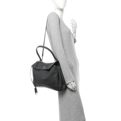 Balenciaga Natural Smooth Calfskin Medium Rodeo Top Handle Handbag Grey 2 of 9