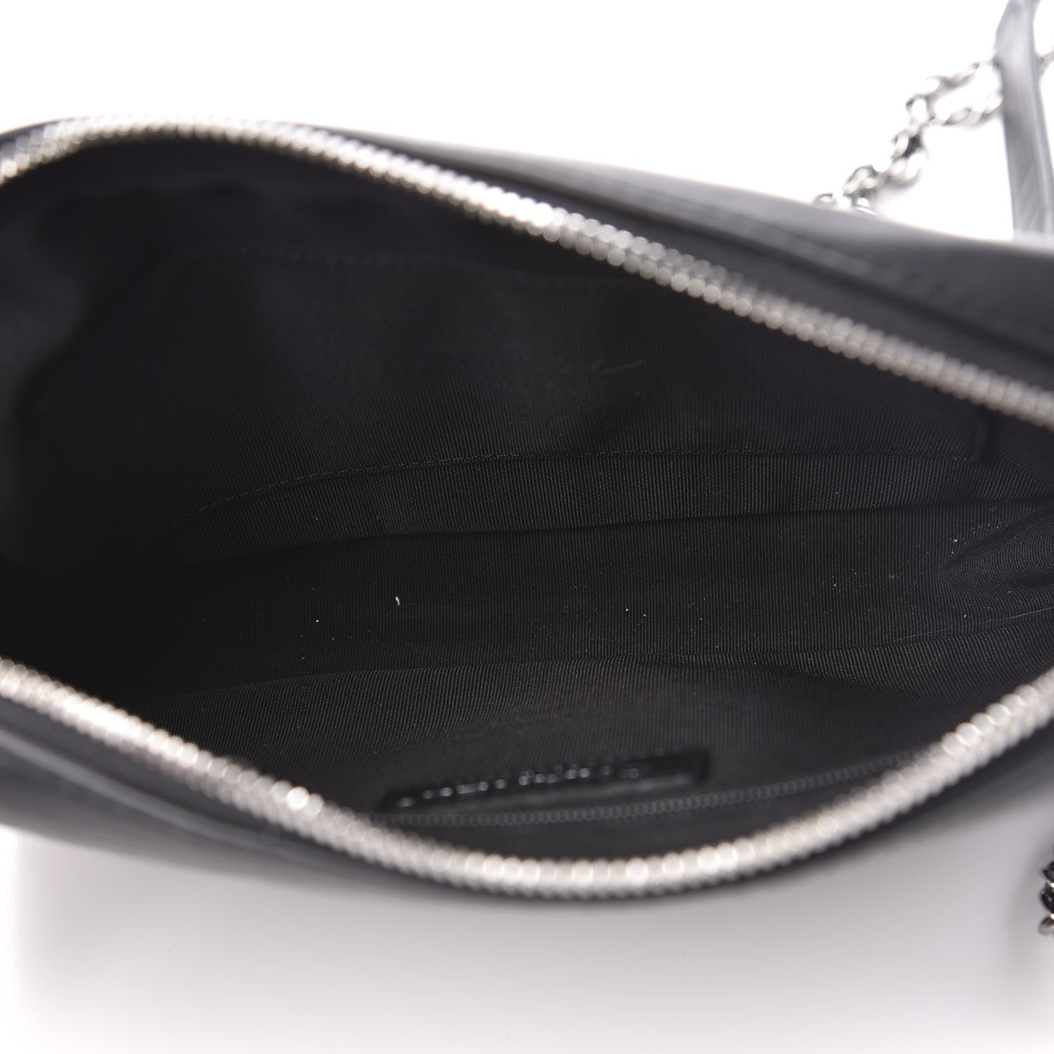 Chanel Lambskin Chevron Quilted Small Promenade Camera Black 5 of 11