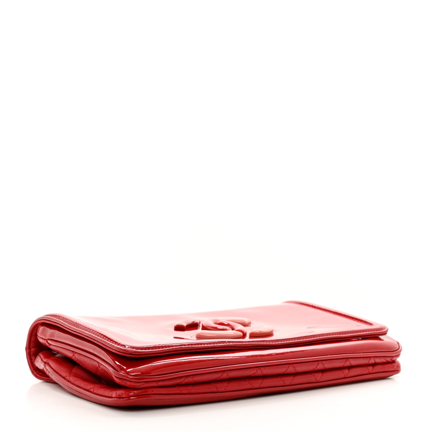 Chanel Vinyl Small Lipstick Flap Bag Red 4 of 12