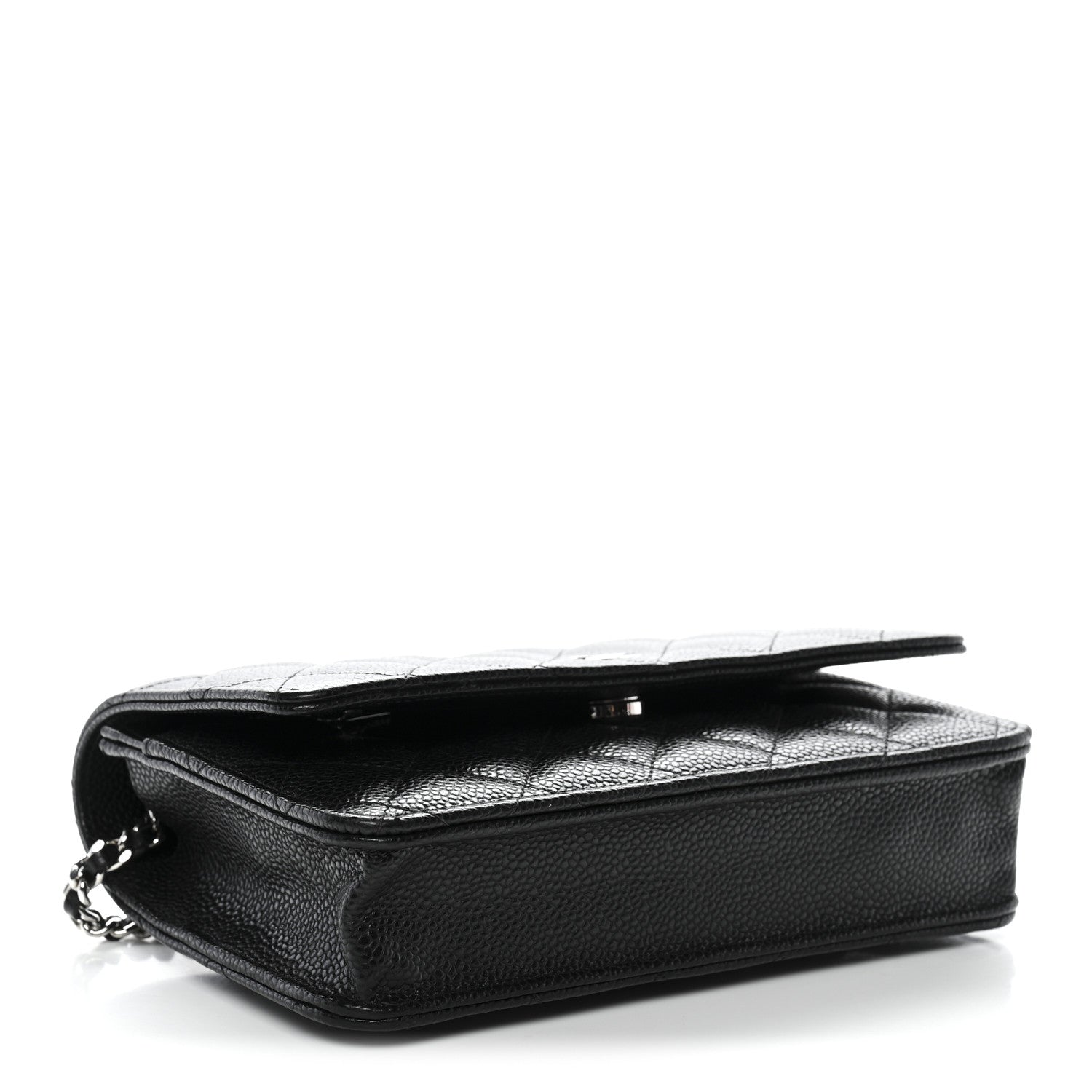 Chanel Caviar Quilted Wallet on Chain WOC Black 4 of 12