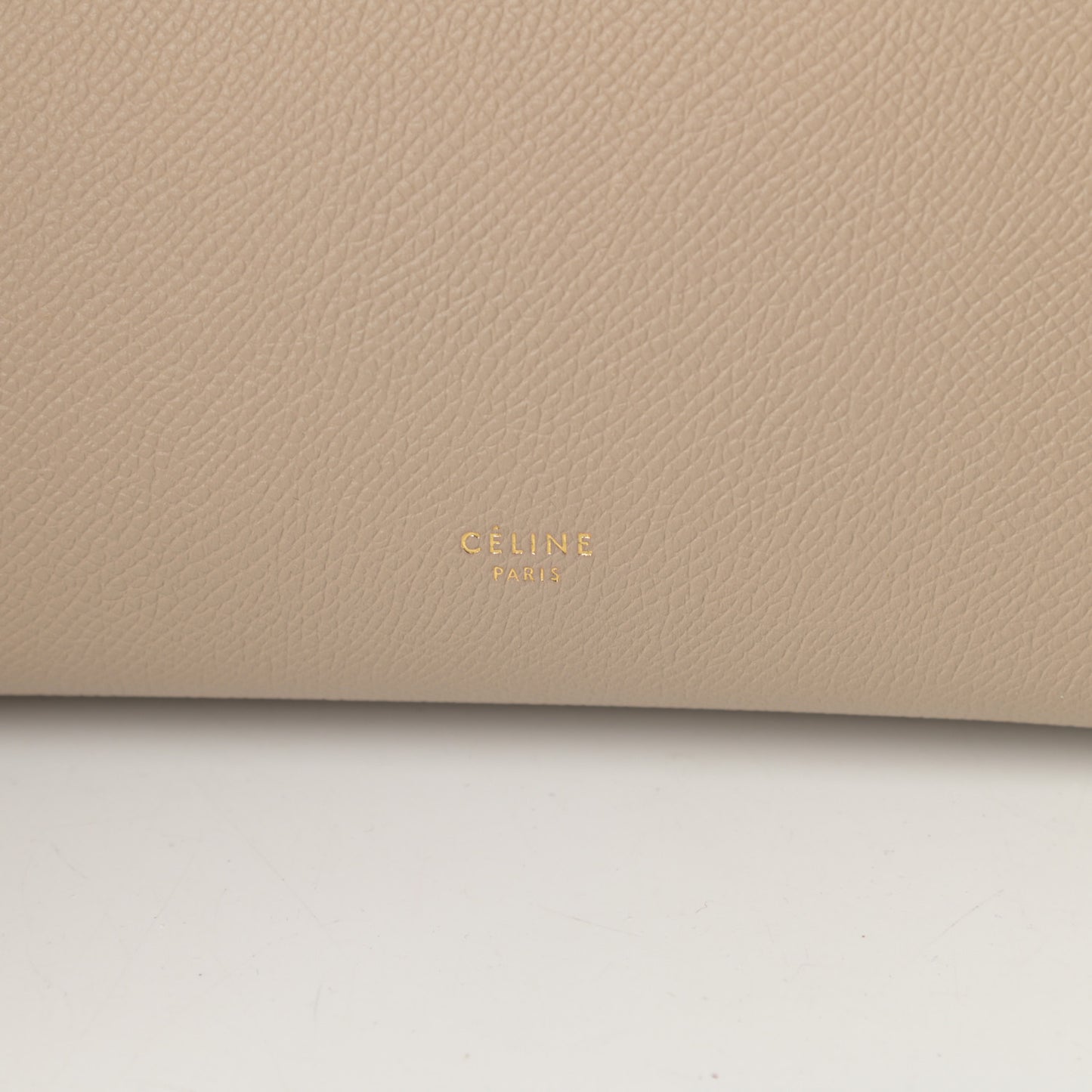 Grained Calfskin Mini Belt Bag Light Taupe