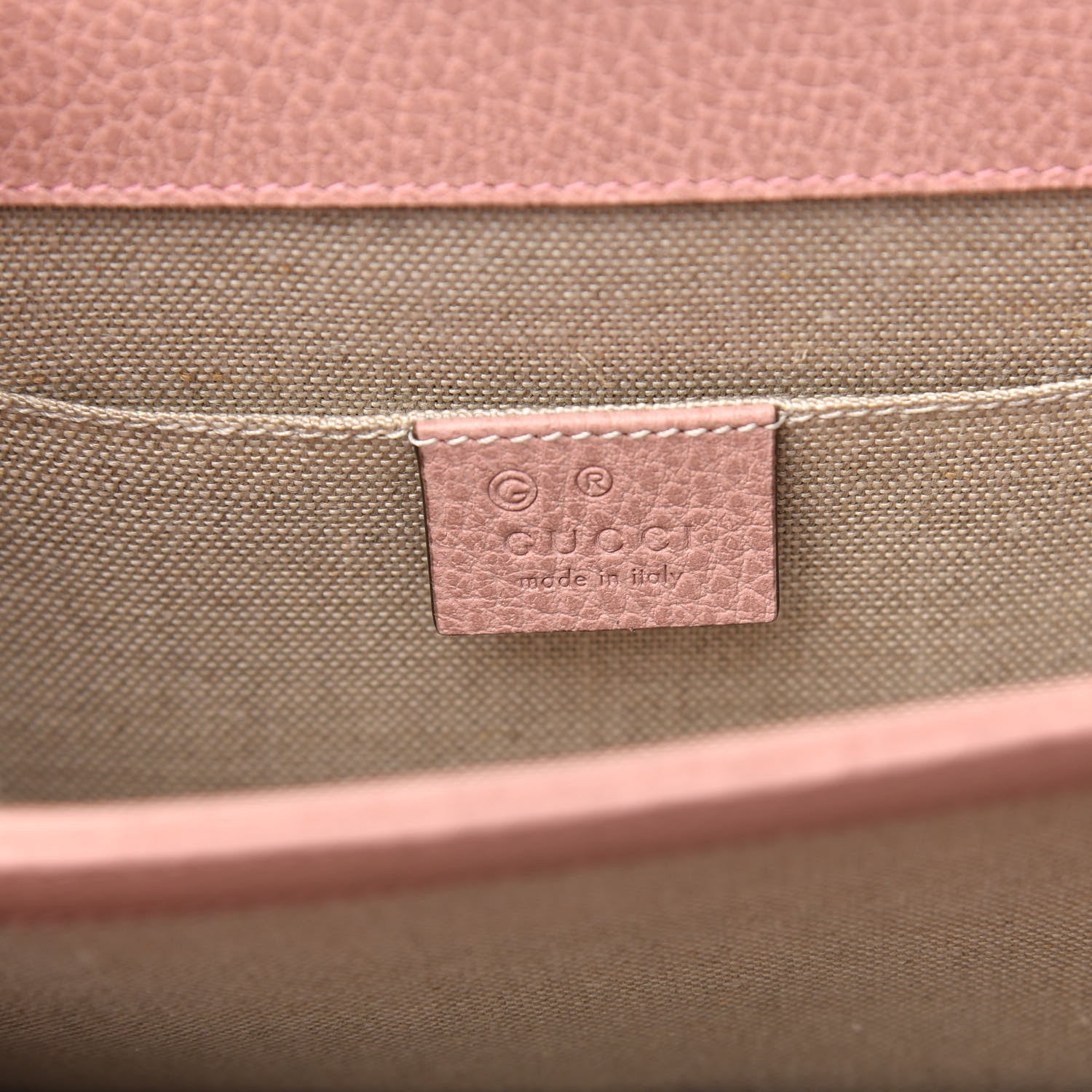 Gucci Dollar Calfskin Small Interlocking G Shoulder Bag Soft Pink 6 of 11
