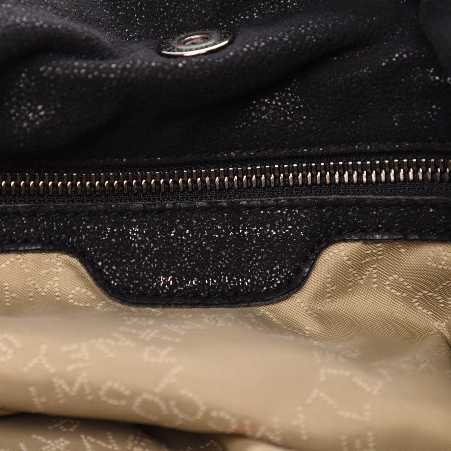 Shaggy Deer Small Falabella Tote Black