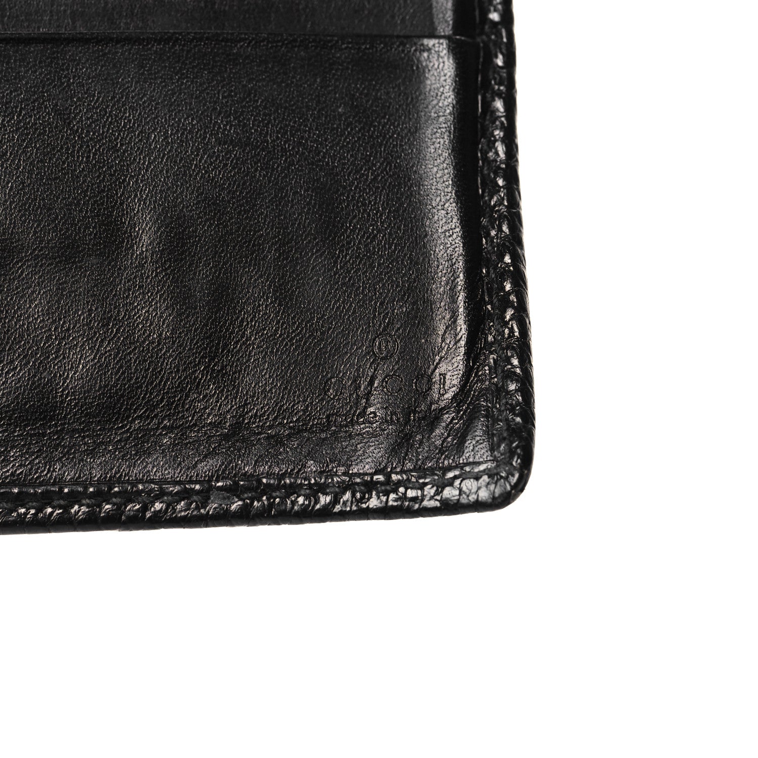 Gucci Lizard Bi-Fold Wallet Black 6 of 8