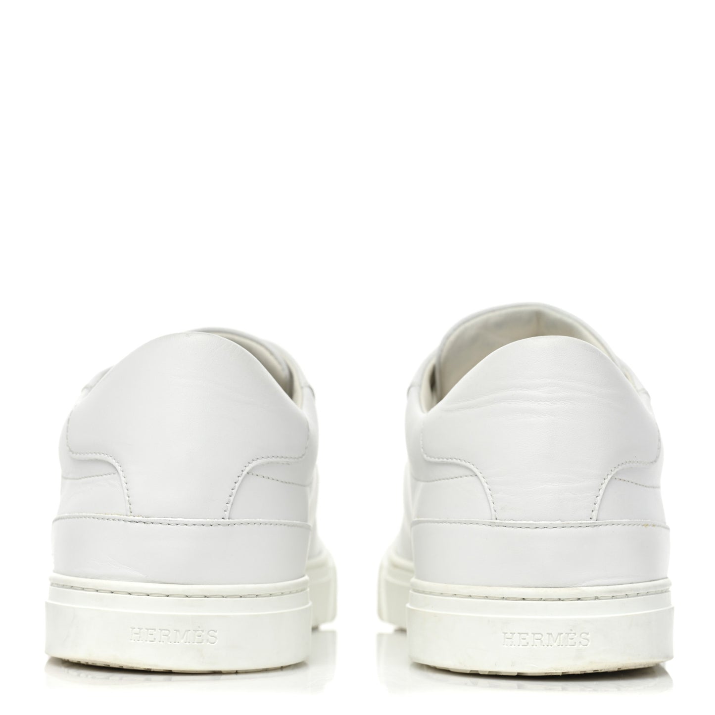 Calfskin Mens Day Sneakers 45 White