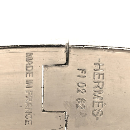 Hermes Enamel Narrow Clic Clac H Bracelet GM White 4 of 5