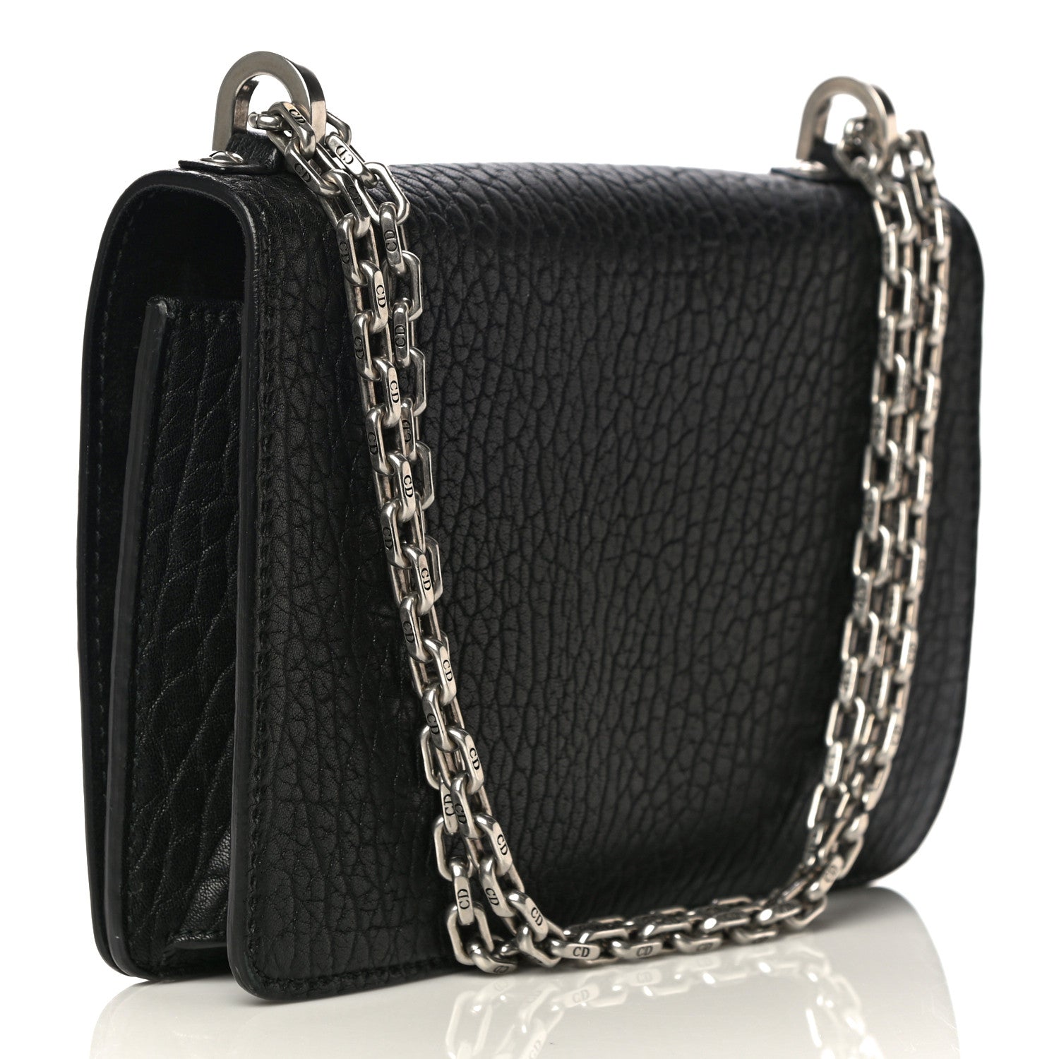 Christian Dior Canyon Grained Lambskin J'Adior Chain Flap Bag Black 3 of 10