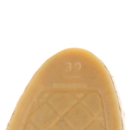 Chanel Lambskin CC Espadrilles 39 Black 9 of 11