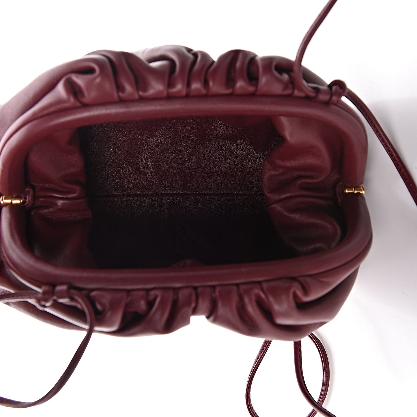 Butter Calfskin The Mini Pouch Bordeaux