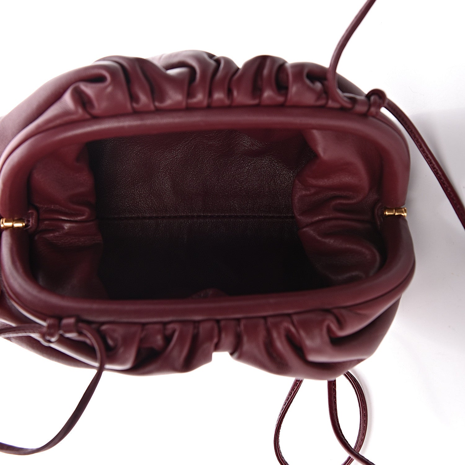 Bottega Veneta Butter Calfskin The Mini Pouch Bordeaux 5 of 10