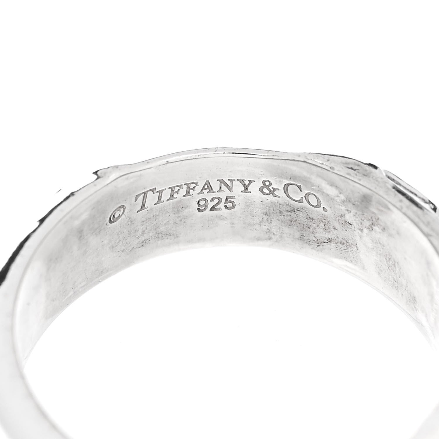 Tiffany Sterling Silver Flower Ring 51 5.75 4 of 5