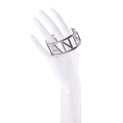 Chanel Ruthenium Logo Cuff 2 of 4