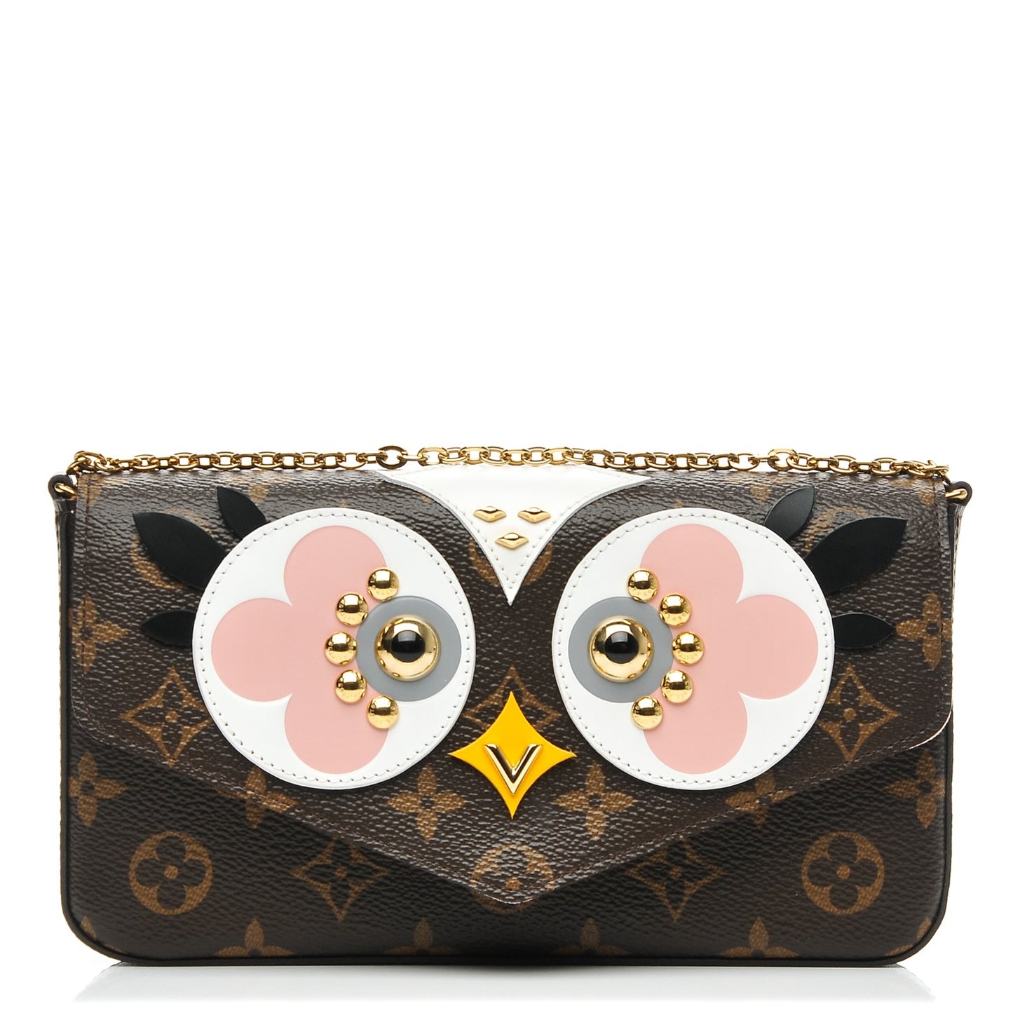 Monogram Lovely Birds Pochette Felicie Chain Wallet