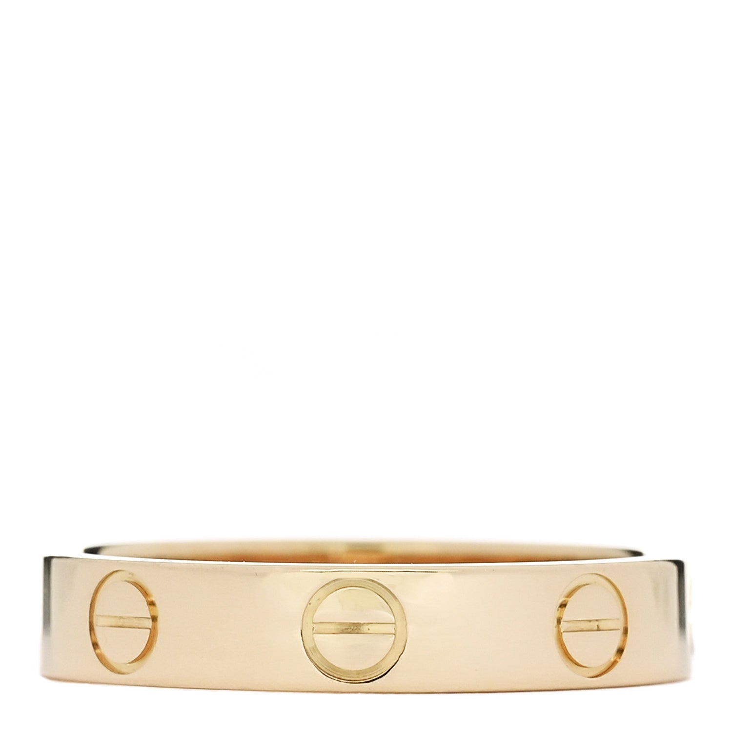Cartier 18K Yellow Gold 3.5mm LOVE Wedding Band Ring 51 5.75 3 of 5