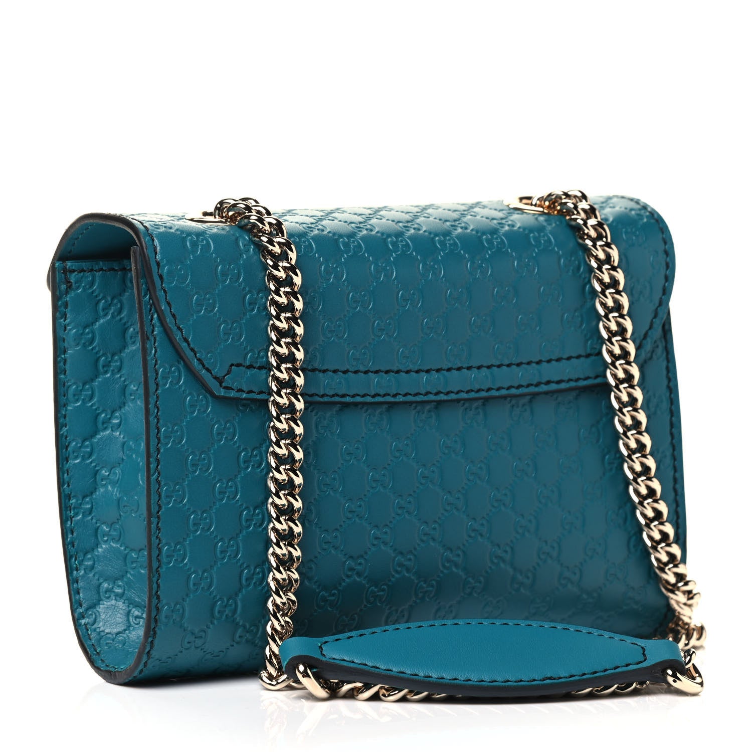 Gucci Microguccissima Mini Emily Shoulder Bag Deep Cobalt 2 of 4