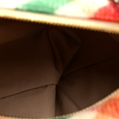 Miu Miu Tartan Matelasse Plaid Hand Bag Rosso Verde 5 of 9