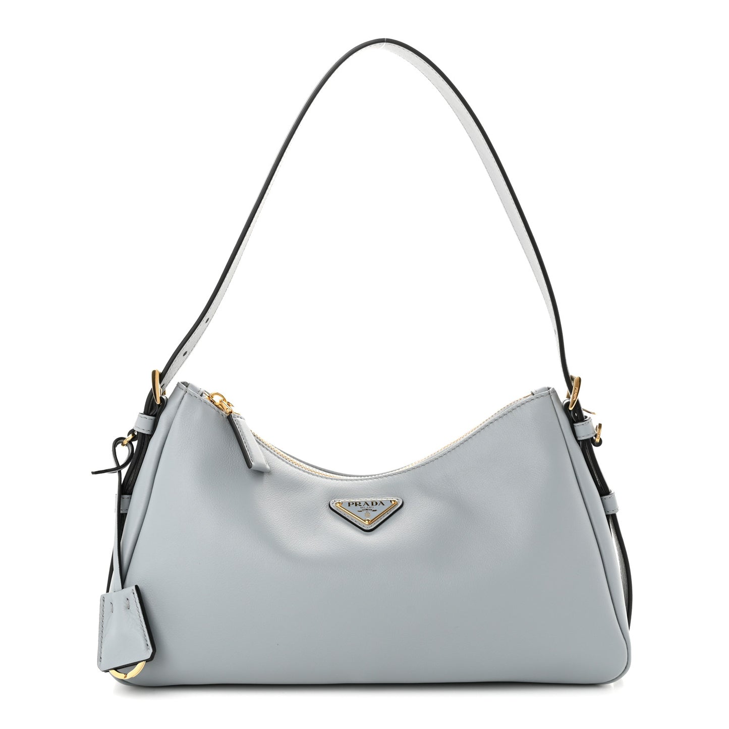 Soft Calfskin Medium Aimee Shoulder Bag Opaline