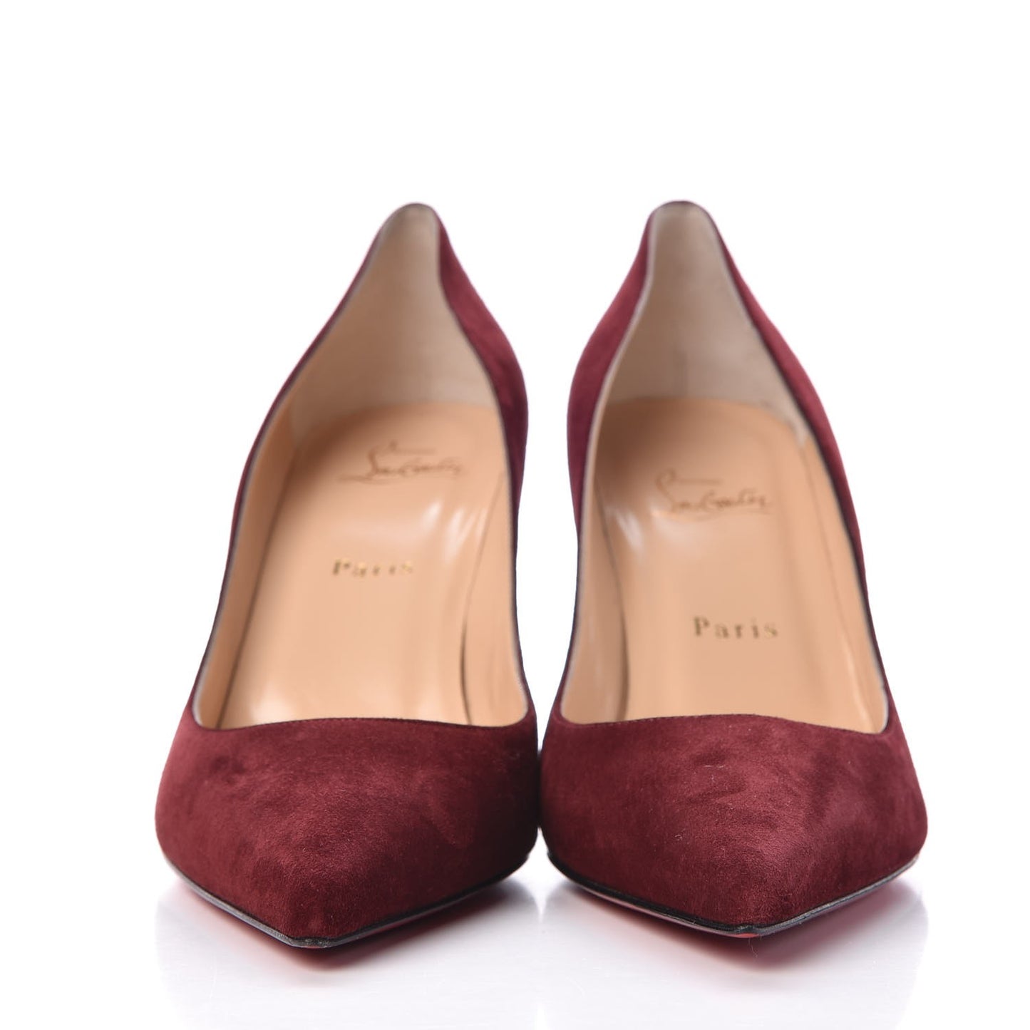 Veau Velours Apostrophy 85 Pumps 40 Wine