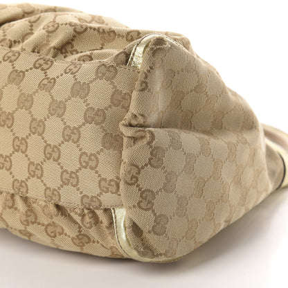 Gucci Monogram Large D Gold Hobo Gold 7 of 19