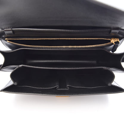 Celine Box Calfskin Medium Classic Box Flap Bag Black 5 of 10