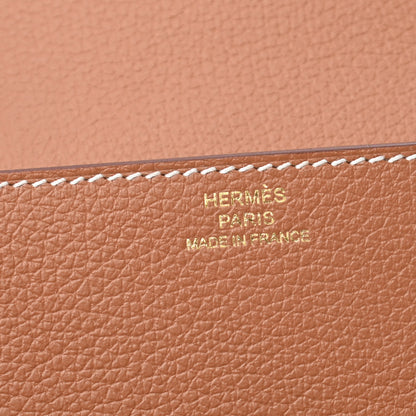 Hermes Evercolor Roulis Slim Wallet Gold 6 of 7