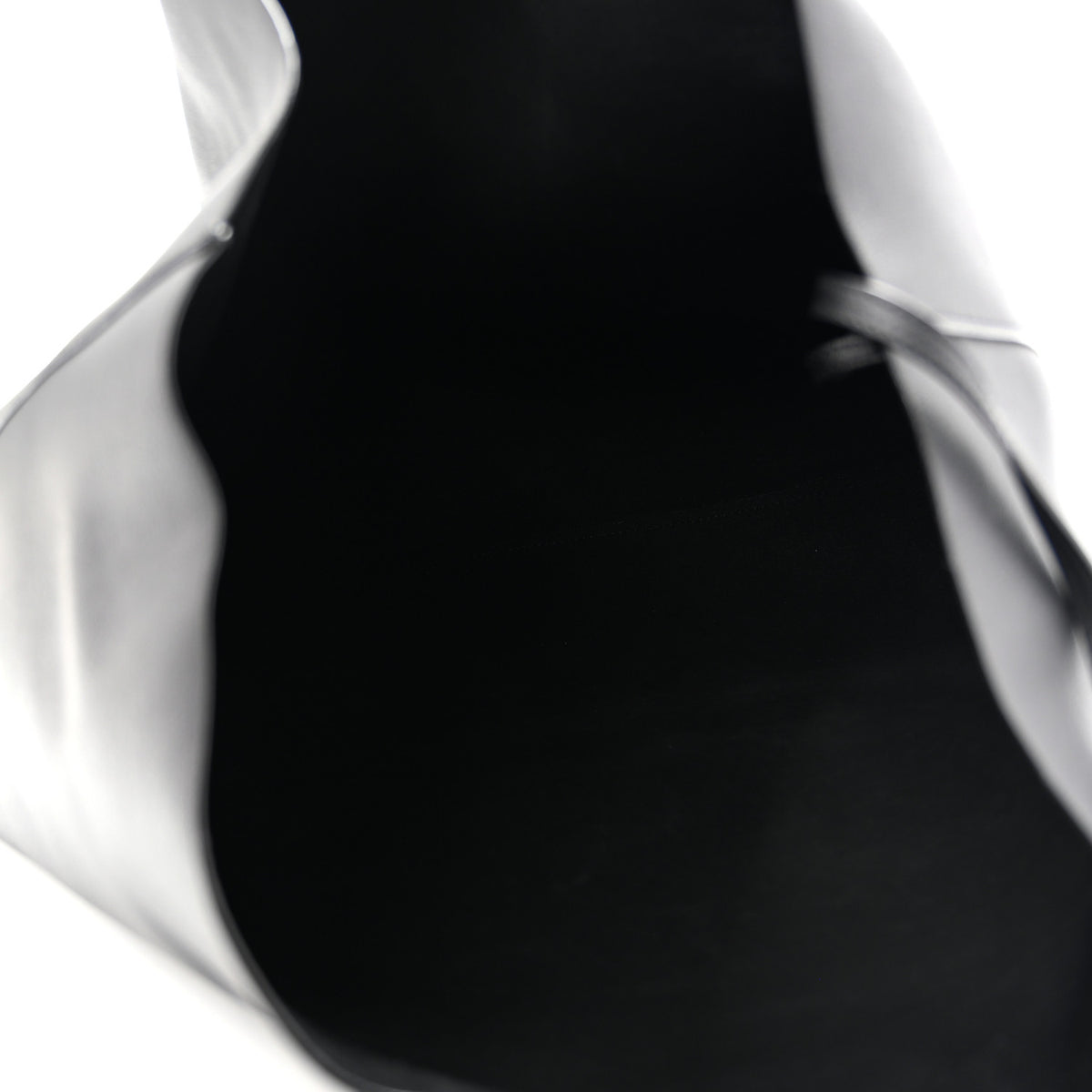 Calfskin Large Shopping Tote Black