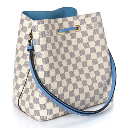 Louis Vuitton Damier Azur Neonoe MM Bleuet 3 of 8