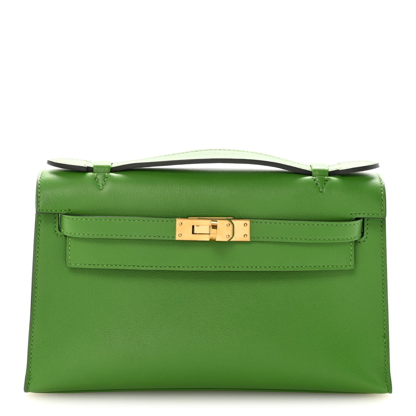 Swift Kelly Pochette Clutch Vert Yucca