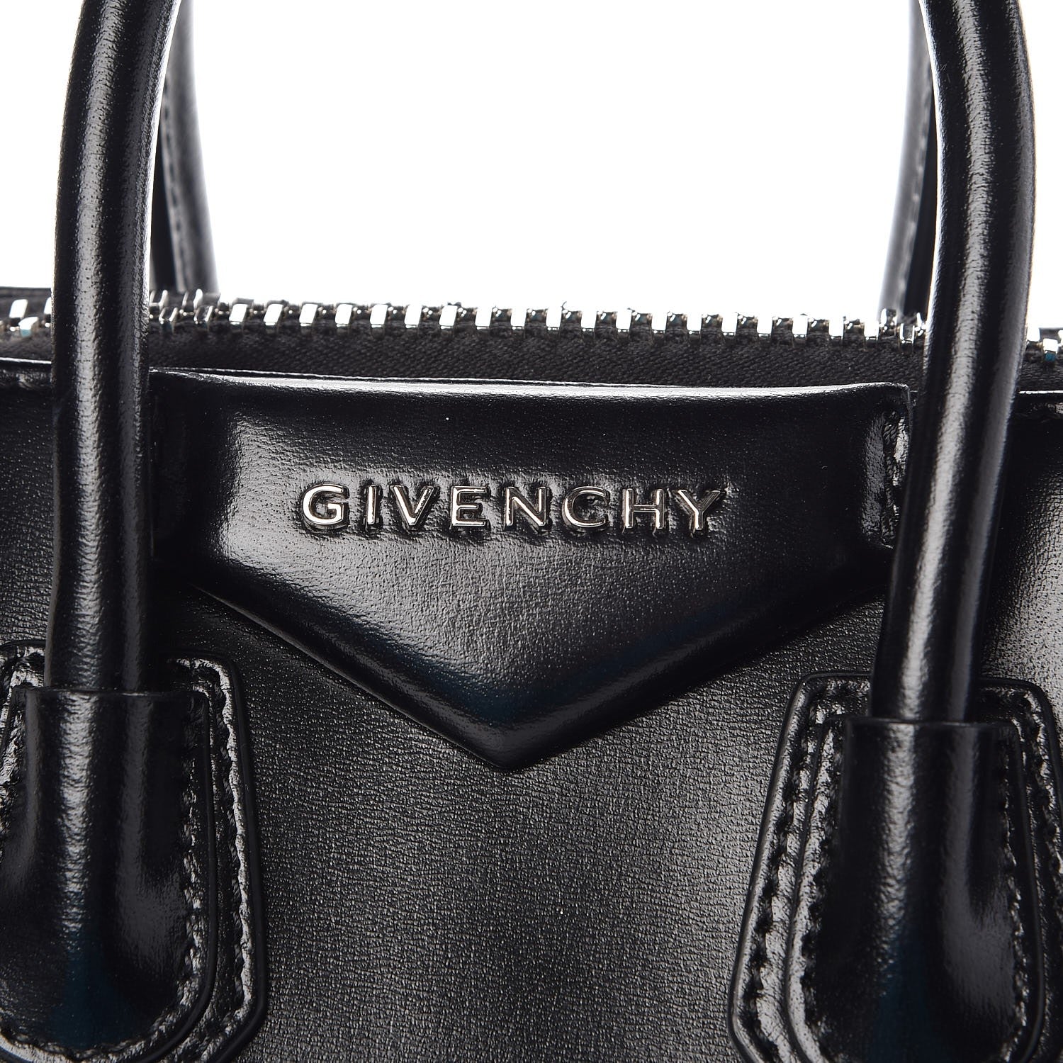 Givenchy Shiny Lord Calfskin Mini Antigona Black 8 of 8