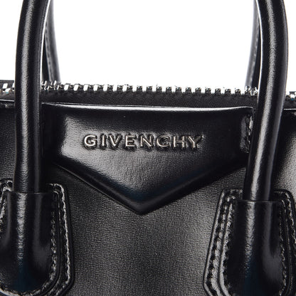 Givenchy Shiny Lord Calfskin Mini Antigona Black 8 of 8