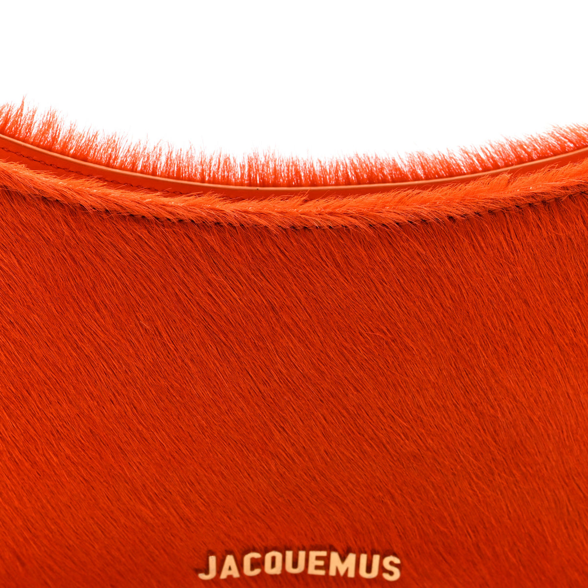 Calf Hair Le Bisou Perle Orange