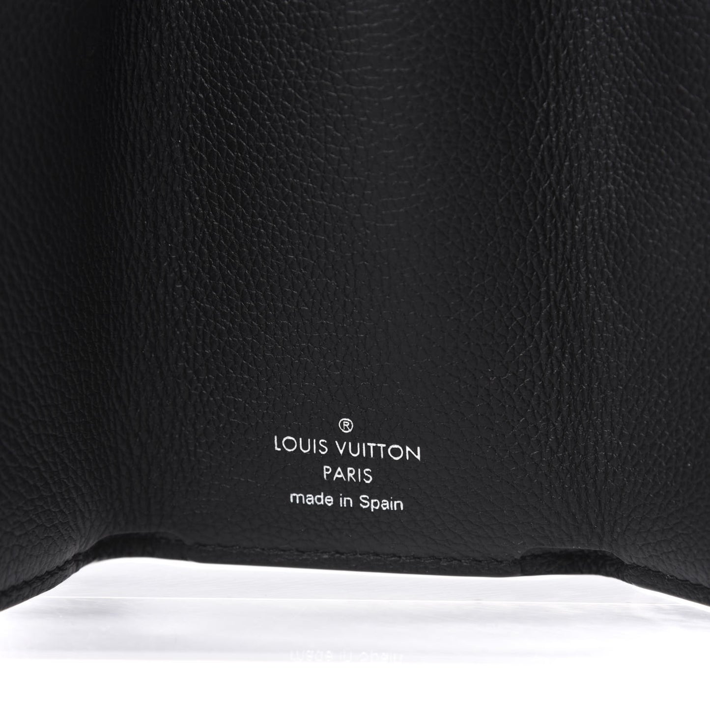 Calfskin Lockmini Wallet Black