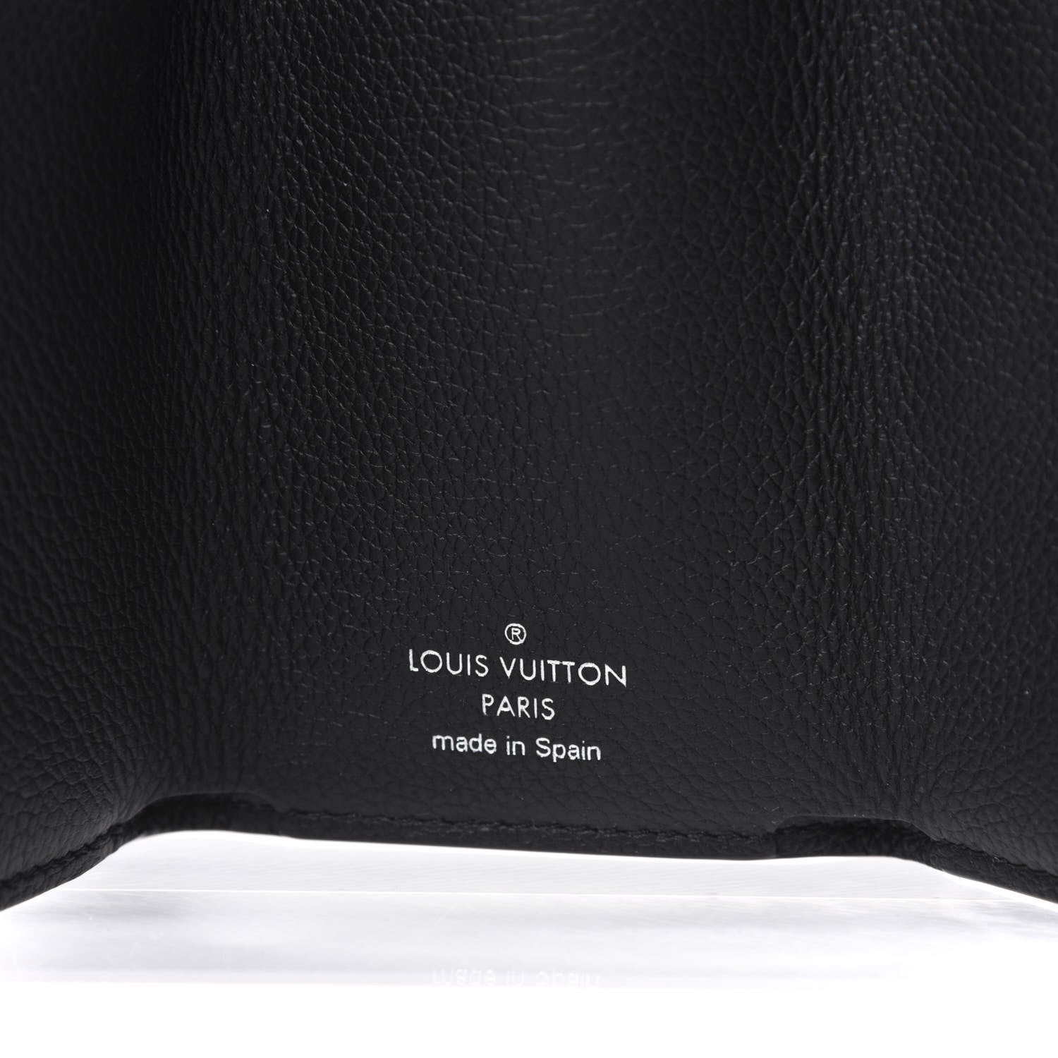 Louis Vuitton Calfskin Lockmini Wallet Black 6 of 6