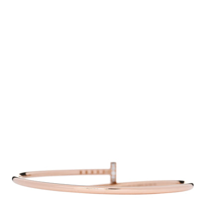 Cartier 18K Pink Gold Diamond Small Juste Un Clou Bracelet 16 2 of 5