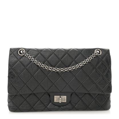 Chanel Aged Calfskin Quilted 2.55 Reissue 226 Flap Black 1 of 14