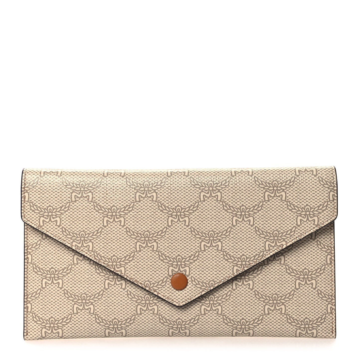 Lauretos Nappa Himmel Continental Pouch Oatmeal