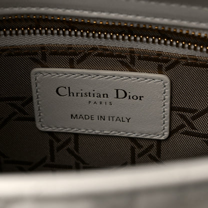 Christian Dior Lambskin Cannage Small My ABCDior Lady Dior White 6 of 9