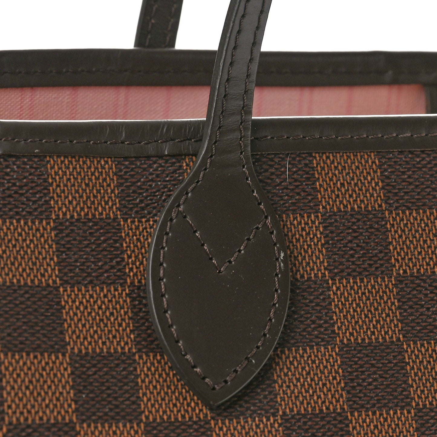 Damier Ebene Neo Neverfull MM Rose Ballerine