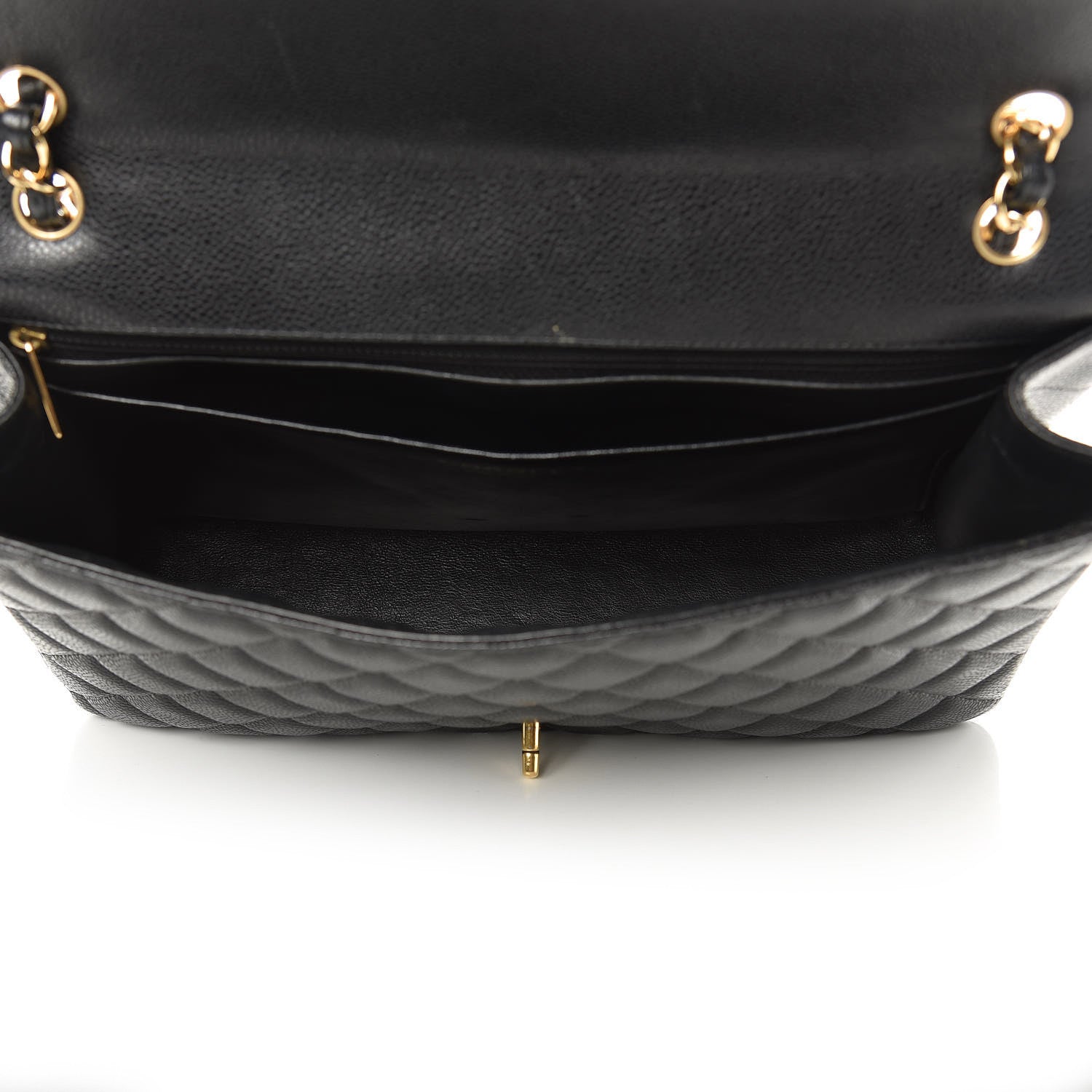 Chanel Caviar Quilted Maxi Single Flap Black 5 of 11