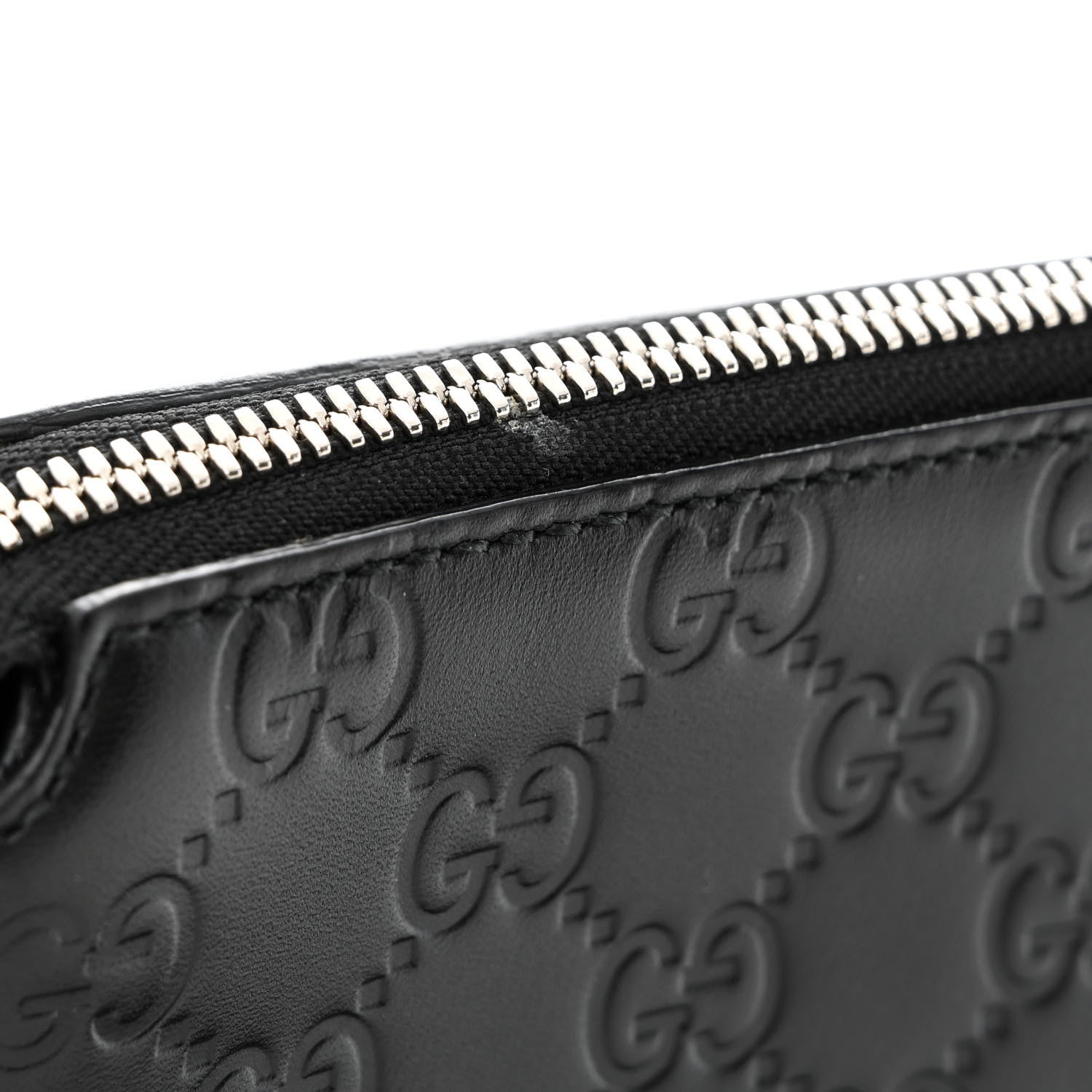 Gucci Guccissima Signature Small Messenger Bag Black 13 of 13