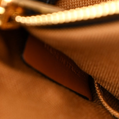 Celine Triomphe Canvas Calfskin Small Vertical Cabas Tan 6 of 9