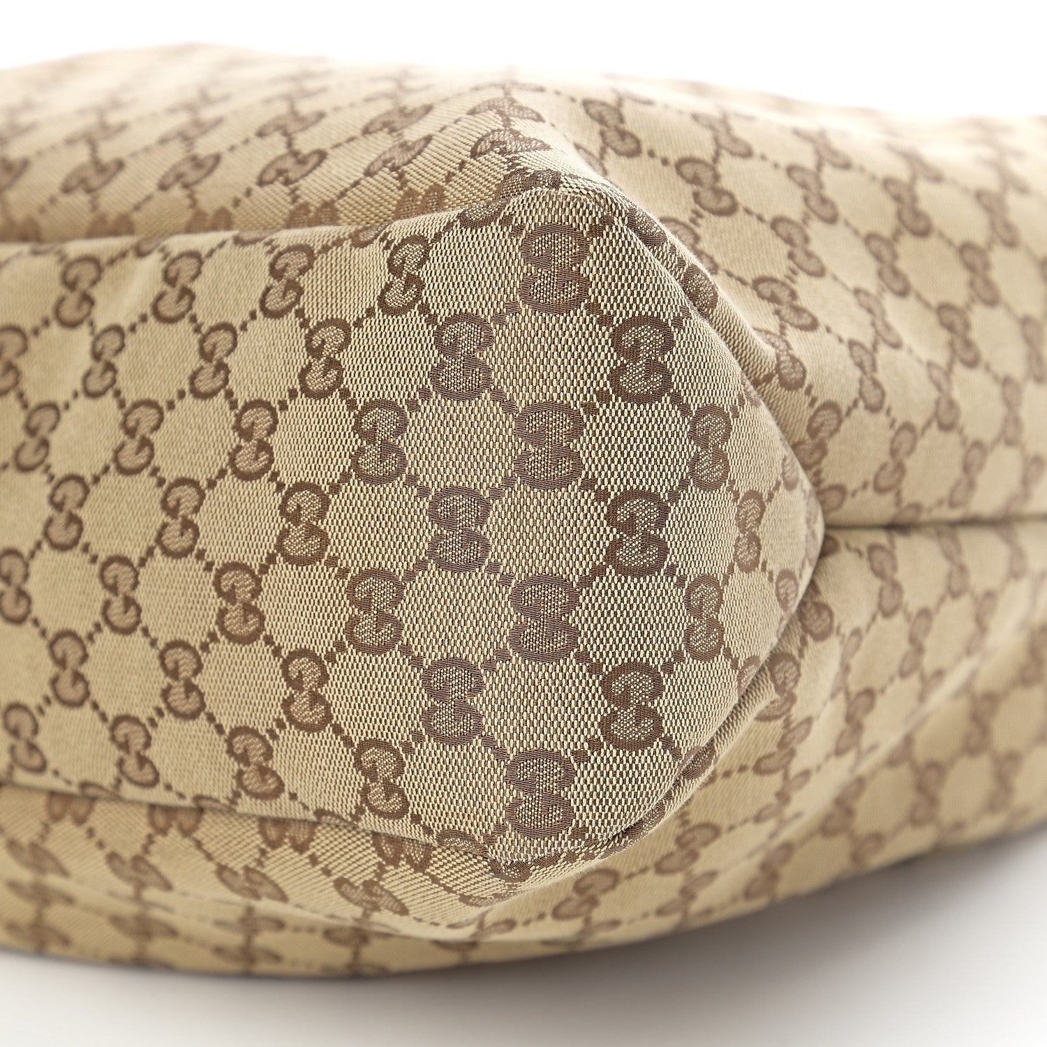 Gucci Monogram Large Horsebit Chain Hobo Dark Brown 9 of 9