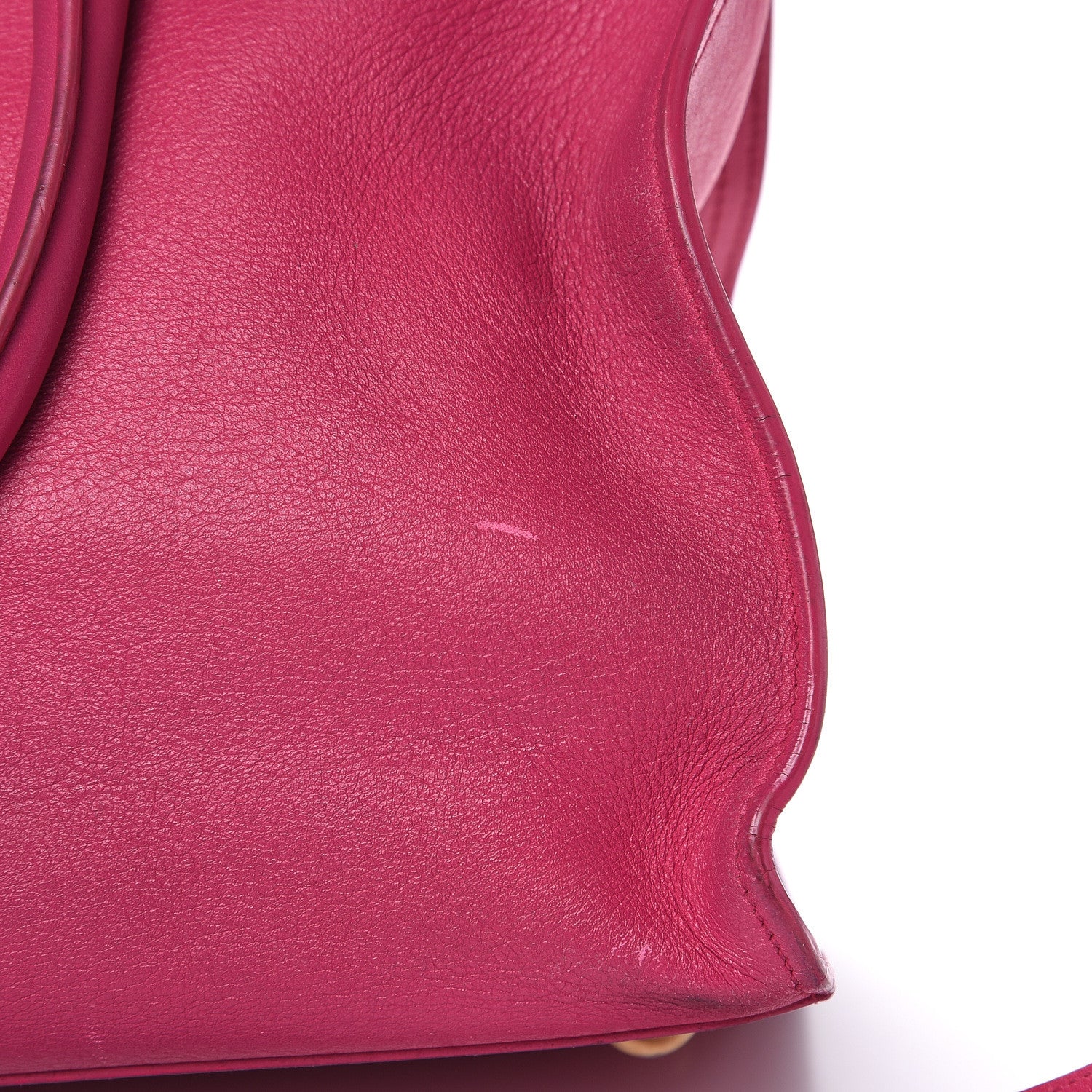 Saint Laurent Calfskin Small Classic Y Cabas Fuchsia 14 of 20