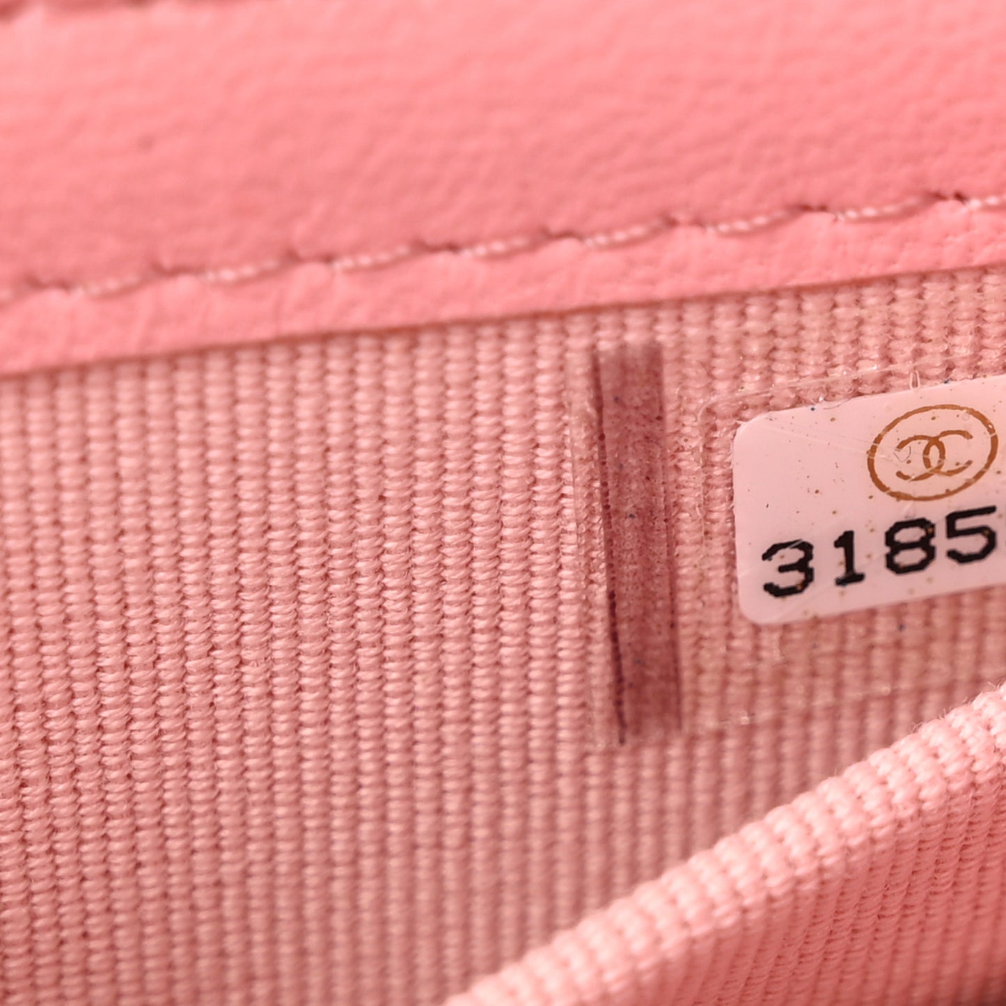 Lambskin Quilted Mini Trendy CC Clutch With Chain Pink