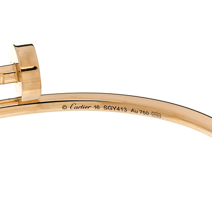 Cartier 18K Yellow Gold Small Juste Un Clou Bracelet 16 3 of 3
