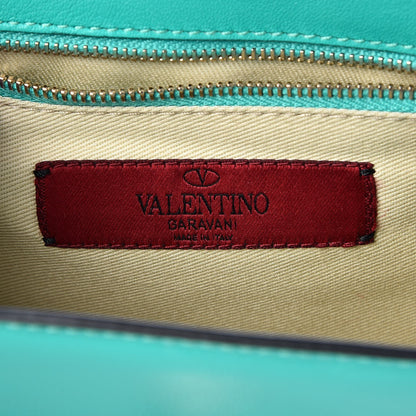 Valentino Garavani Vitello Small Rockstud Shoulder Flap Messenger Bag Opaline Green 6 of 8