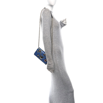 Louis Vuitton Epi Azteque Twist Chain Wallet Denim Light 2 of 10