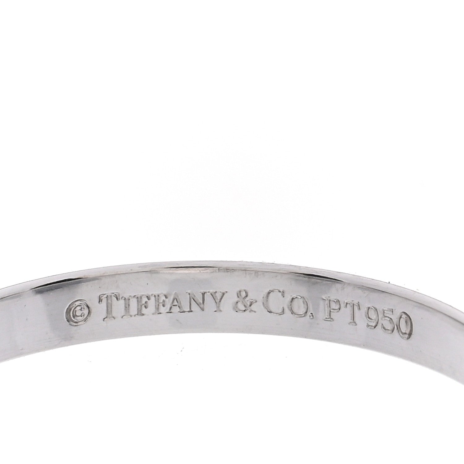 Tiffany Platinum 2mm Knife Edge Wedding Band Ring 48 4.5 4 of 4