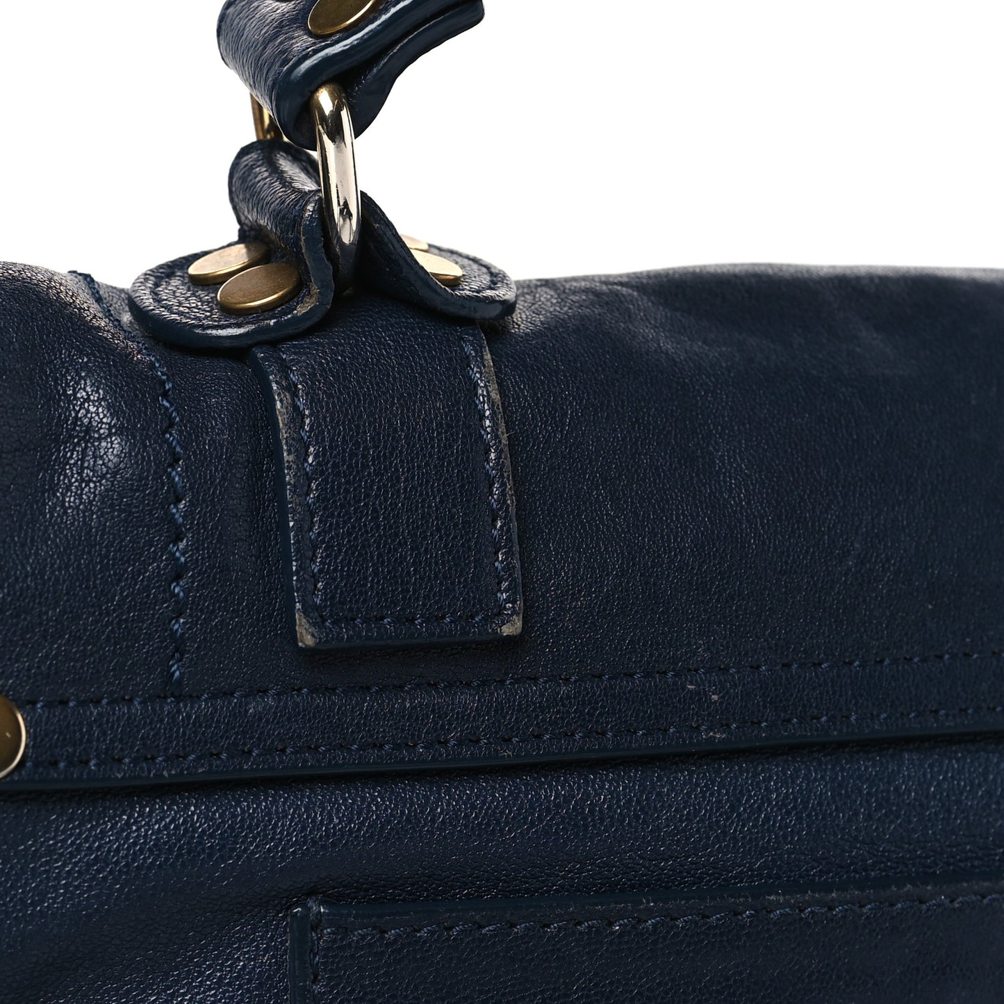 Lambskin Tiny PS1 Satchel Midnight